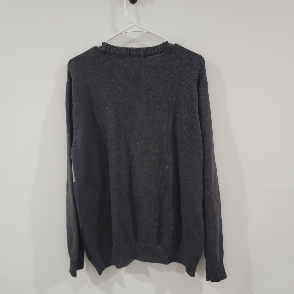 Vintage Oscar De La Renta Mens Sweater Size XL Silk Cotton Blend 90S Dad Grandpa - Picture 2 of 6